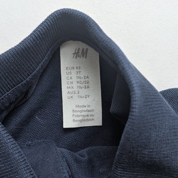 (4/$20) H&M - Cotton Piqué Polo Shirt - Picture 4 of 5